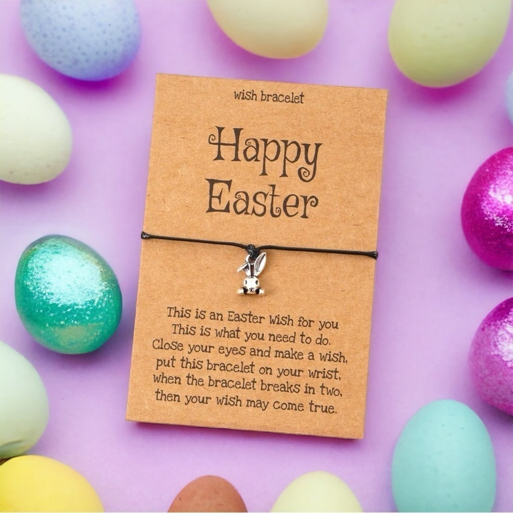 Bunny Wishes: Enchanting Easter Wish Bracelet for Joyful Hearts! 🌸✨Gift